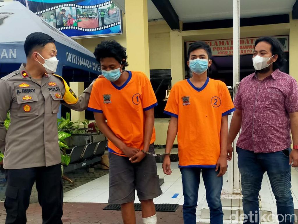 Dor! Polisi Lumpuhkan Dua Jambret yang Resahkan Warga Surabaya