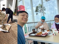 Haru! Anak Traktir Makan Orangtua Ayam KFC yang Dulu Tak Mampu Dibelinya