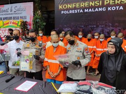 Peredaran 1 Kg Sabu dan 1,6 Kg Ganja di Kota Malang Digagalkan