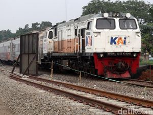 Perjalanan KRL Bandung Raya Terhambat gegara KA Selip di Ciamis Perjalanan KRL Bandung Raya Terhambat gegara KA Selip di Ciamis