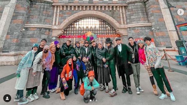 8 Foto Reuni Keluarga Aurel & Atta di Turki Sebelum Ashanty Positif Corona