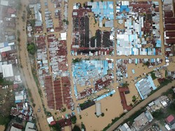 Penampakan Banjir di Kota Jayapura Rendam Ratusan Rumah