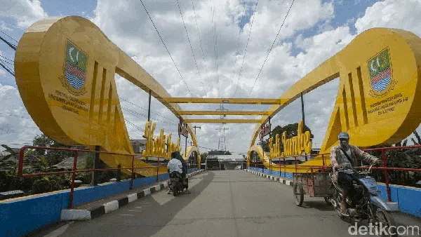 Begini Rupa Jembatan Kali Jambe Tambun Usai Dipermak RP 4,9 M