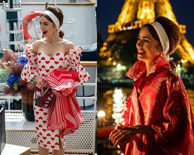 Deretan custom paling ikonik 'Emily in Paris' episode 5/Foto: Netflix Deretan custom paling ikonik 'Emily in Paris' episode 5