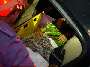 Ibu Lansia Ini Telepon Damkar Minta Bantu Evakuasi dari Mobil Masuk ke Rumah