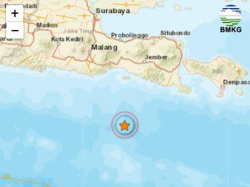 Ini Penyebab Gempa M 4.9 di Jember yang Tak Berpotensi Tsunami
