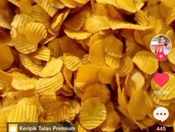 Pengusaha Keripik Talas Ini Jawab Nyinyiran Netizen Soal Sarung Tangan Hitam