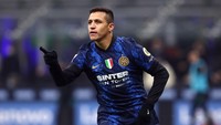 Alexis Sanchez, striker Inter Milan sudah jebol 62 klub (Getty Images/Marco Luzzani)