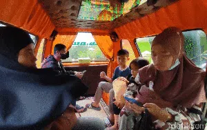 Begini Mewahnya Angkot Sultan di Ciamis