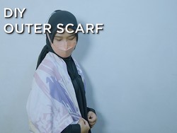 Kutips: DIY Outer Scarf, Bikin Outfit Makin Kece