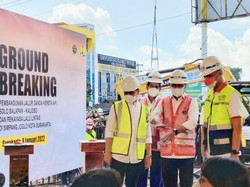 Diresmikan Menhub, Proyek Rel Layang Joglo Dimulai