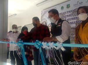 Diresmikan Ridwan Kamil, Kenapa Pasar Lembursitu Sukabumi Belum Beroperasi?