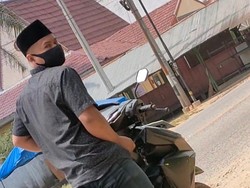 Ditangkap! Ini Tampang Pria Viral Onani di Jalanan Rokan Hilir Riau
