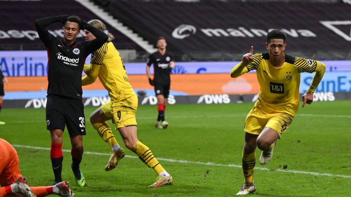 Borussia Dortmund menang 3-2 atas Eintracht Frankfurt (Foto: Getty Images/Matthias Hangst)