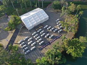 Perdana Dikirim, Momen Jejeran Honda BR-V Berbaris Rapi Enak Dipandang Mata