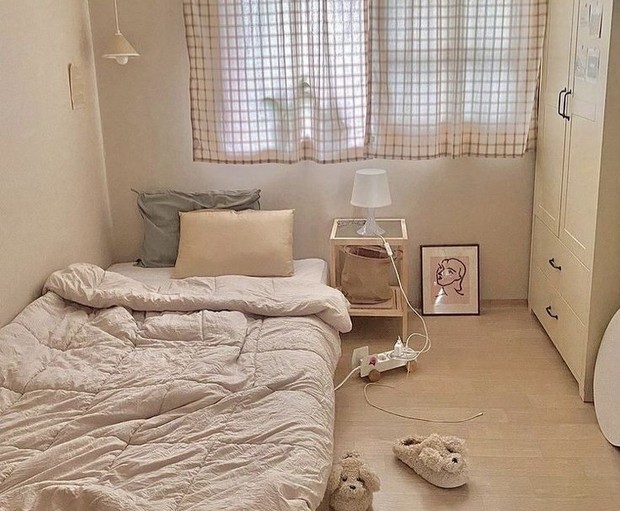 Kamar yang terang/Foto: Pinterest.com/forhyunjae tips dekorasi kamar estetik ala Korea yang murah