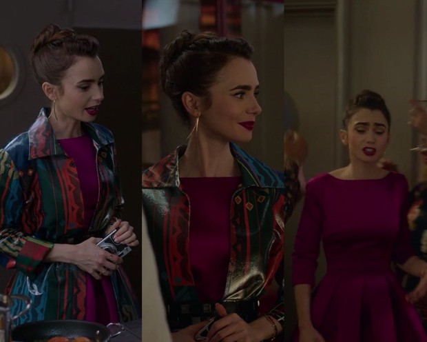 Gaya Lily Collins di Emily in Paris
