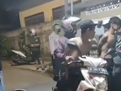 Geger Gangster di Tangerang Tunggang Langgang Diuber-uber Polisi