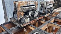 Potret Gedung Arsip dan Perpustakaan Sukoharjo Usai Terbakar