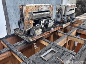 Potret Gedung Arsip dan Perpustakaan Sukoharjo Usai Terbakar