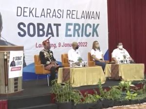 Serentak di 10 Provinsi, Sobat Erick Deklarasikan Erick Thohir Maju Pilpres