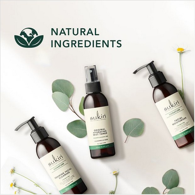 produk Sukin diklaim menggunakan bahan-bahan alami