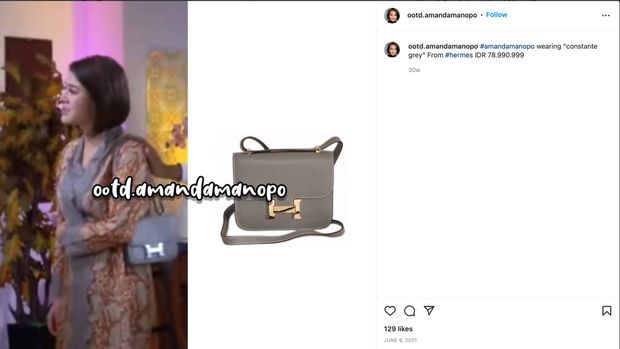Tas mewah Amanda Manopo