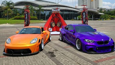 The Beast dan Porsche CRK Film Crazy Fast Indonesian Jawara Kontes Modif