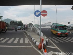Belum Diresmikan, Jembatan Baru Leuwigajah Cimahi Jadi Sasaran Vandalisme