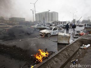 Kerusuhan di Kazakhstan Bagai Medan Perang, Apa yang Sebenarnya Terjadi? Kerusuhan di Kazakhstan Bagai Medan Perang, Apa yang Sebenarnya Terjadi?