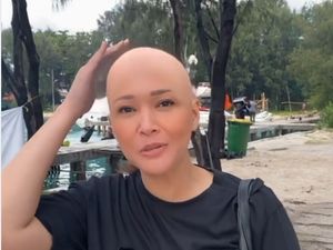 Heboh Maia Estianty Tampil dengan Kepala Plontos, Ingin Mirip Suami