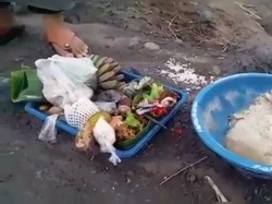 Sesajen Milik Siapa yang Viral Ditendang Pria di Semeru?