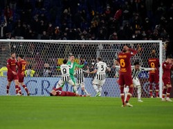 Kejituan Marco Landucci di Laga AS Roma Vs Juventus