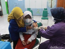 Persiapan PTM 100%, Vaksinasi Corona untuk Anak di Cimahi Dikebut