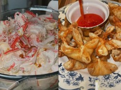Crab Rangoon, Pangsit Goreng Isi Crabstick dan Cream Cheese yang Viral
