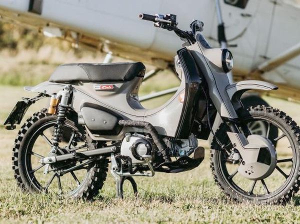 Wujud Honda Super Cub C125 Kala Bersolek Jadi Motor Penggaruk Tanah