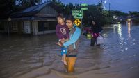 Banjir Kembali Terjang Kabupaten Banjar Kalsel