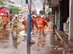 Pipa Gas Bocor di Tamansari Jakbar, Sempat Keluar Api