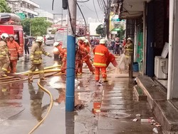 Pipa Gas Bocor di Tamansari Jakbar, Sempat Keluar Api