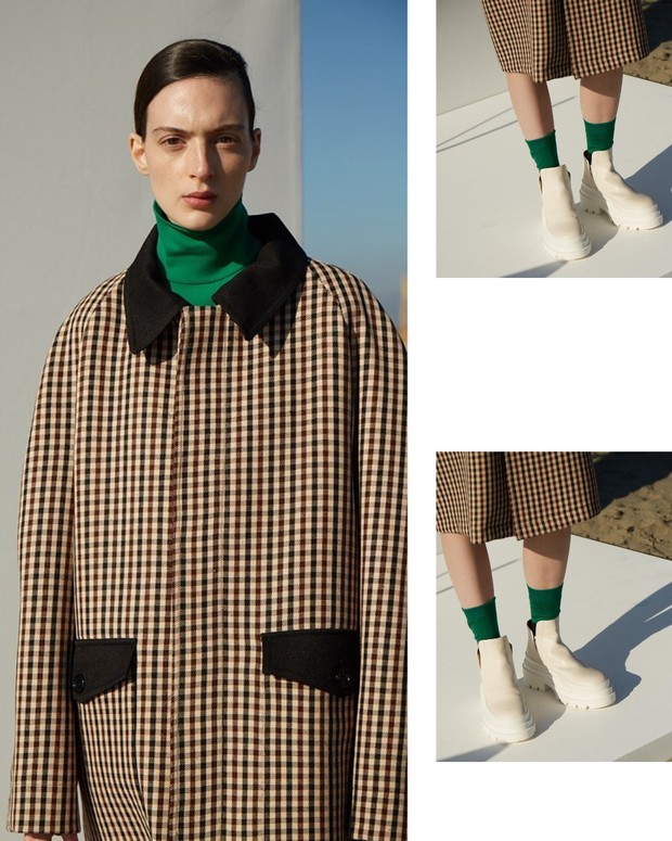 Plan C Damier Coat