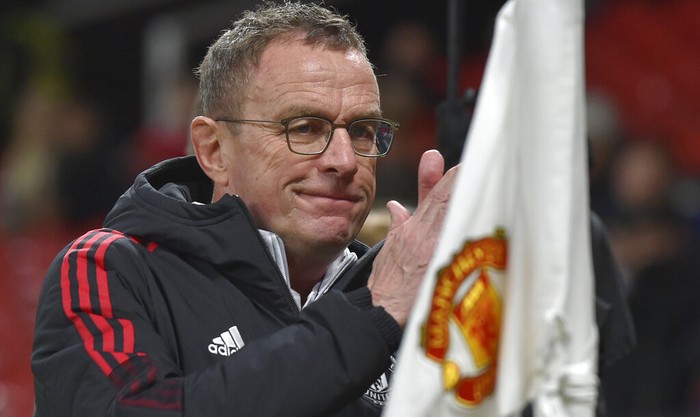 Ralf Rangnick Manchester United's manager Ralf Rangnick prior to the English Premier League soccer match between Manchester United and Burnley at Old Trafford in Manchester, England, Thursday, Dec. 30, 2021. (AP Photo/Rui Vieira)