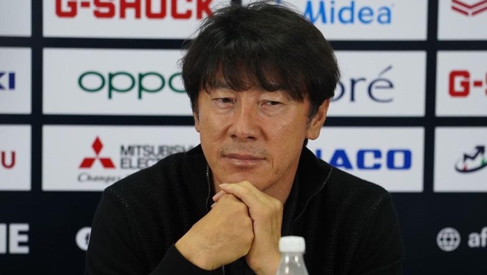 Shin Tae-yong doyan makanan Indonesia