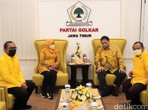 Airlangga Sebut Khofifah Dekat dengan Golkar, Sinyal Gandeng di Pilpres 2024?