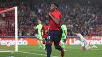 Jonathan David, penyerang Lille ini cukup produktif walau masih berusia 22 tahun. Musim ini, sudah 13 gol dicetaknya dari 27 laga di Liga Prancis (Getty Images/Lars Baron)