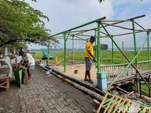 Revitalisasi Waduk Cengklik Boyolali Dimulai, PKL Bongkar Lapak