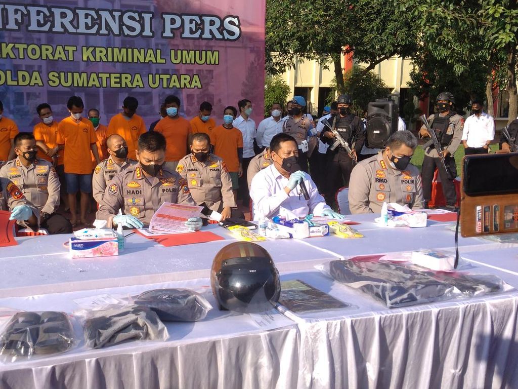 63 Pelaku Curas-Curanmor Ditangkap Polda Sumut, Paling Banyak di Medan 63 Pelaku Curas-Curanmor Ditangkap Polda Sumut, Paling Banyak di Medan