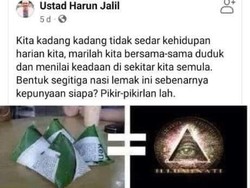 Bocah Labrak Tamu hingga Ustaz Sebut Bungkus Nasi Lemak Simbol Illuminati
