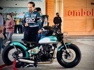 Presiden Jokowi Geber Motor Tinjau Kesiapan MotoGP Mandalika Presiden Jokowi Geber Motor Tinjau Kesiapan MotoGP Mandalika