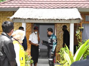 Momen Jokowi Tinjau Homestay Murah di Mandalika