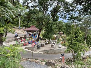 Keindahan Kafe di Puncak Bukit dengan Pemandangan Pantai